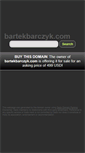 Mobile Screenshot of bartekbarczyk.com